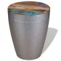 Recycled solid wood aviator stool by vidaXL, Folding stools and chairs - Ref: Foro24-244243, Price: 93,44 €, Discount: %