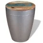 Recycled solid wood aviator stool by vidaXL, Folding stools and chairs - Ref: Foro24-244243, Price: 93,44 €, Discount: %