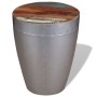 Recycled solid wood aviator stool by vidaXL, Folding stools and chairs - Ref: Foro24-244243, Price: 94,83 €, Discount: %