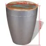 Recycled solid wood aviator stool by vidaXL, Folding stools and chairs - Ref: Foro24-244243, Price: 93,44 €, Discount: %