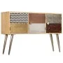 Solid mango wood sideboard 120x30x75 cm by vidaXL, Sideboards - Ref: Foro24-247341, Price: 177,05 €, Discount: %
