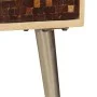 Aparador de madera de mango maciza 120x30x75 cm de vidaXL, Aparadores - Ref: Foro24-247341, Precio: 177,49 €, Descuento: %
