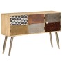 Solid mango wood sideboard 120x30x75 cm by vidaXL, Sideboards - Ref: Foro24-247341, Price: 179,15 €, Discount: %