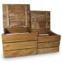 Set of 2 solid reclaimed wood storage boxes by vidaXL, Storage trunks - Ref: Foro24-244498, Price: 126,53 €, Discount: %