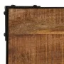 Dining table solid rough mango wood and steel 120 cm by vidaXL, Kitchen and dining tables - Ref: Foro24-246630, Price: 154,96...