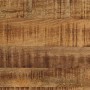 Esstisch aus massivem, rauem Mangoholz und Stahl, 120 cm von vidaXL, Küchen- und Esstische - Ref: Foro24-246630, Preis: 157,1...