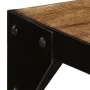 Dining table solid rough mango wood and steel 120 cm by vidaXL, Kitchen and dining tables - Ref: Foro24-246630, Price: 154,96...