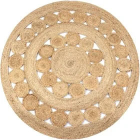 Runder Teppich mit geflochtenem Jute-Design, 150 cm von vidaXL, Teppiche - Ref: Foro24-245344, Preis: 59,82 €, Rabatt: %