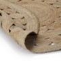 Round rug with braided jute design 150 cm by vidaXL, Rugs - Ref: Foro24-245344, Price: 60,98 €, Discount: %