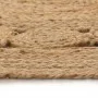 Alfombra redonda con diseño yute trenzado 150 cm de vidaXL, Alfombras - Ref: Foro24-245344, Precio: 59,98 €, Descuento: %