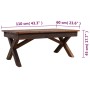 Recycled solid wood coffee table 110x60x45 cm by vidaXL, Coffee table - Ref: Foro24-244492, Price: 206,50 €, Discount: %