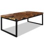 Teak resin coffee table 110x60x40 cm by vidaXL, Coffee table - Ref: Foro24-244551, Price: 179,89 €, Discount: %