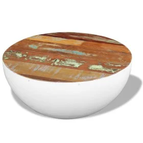 Schüsselförmiger Couchtisch aus massivem Recyclingholz 60x60x30 cm von vidaXL, Couchtisch - Ref: Foro24-243353, Preis: 95,58 ...