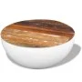 Bowl-shaped coffee table solid recycled wood 60x60x30 cm by vidaXL, Coffee table - Ref: Foro24-243353, Price: 95,58 €, Discou...