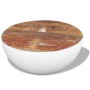 Bowl-shaped coffee table solid recycled wood 60x60x30 cm by vidaXL, Coffee table - Ref: Foro24-243353, Price: 96,32 €, Discou...