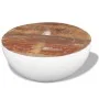 Bowl-shaped coffee table solid recycled wood 60x60x30 cm by vidaXL, Coffee table - Ref: Foro24-243353, Price: 95,58 €, Discou...