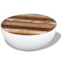 Bowl-shaped coffee table solid recycled wood 60x60x30 cm by vidaXL, Coffee table - Ref: Foro24-243353, Price: 96,32 €, Discou...