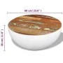 Bowl-shaped coffee table solid recycled wood 60x60x30 cm by vidaXL, Coffee table - Ref: Foro24-243353, Price: 95,58 €, Discou...