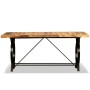 Massiver Esstisch aus rauem Mangoholz, 180 cm von vidaXL, Küchen- und Esstische - Ref: Foro24-244801, Preis: 458,92 €, Rabatt: %