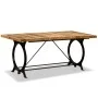 Solid rough mango wood dining table 180 cm by vidaXL, Kitchen and dining tables - Ref: Foro24-244801, Price: 450,53 €, Discou...