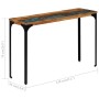 Solid recycled wood console table 120x35x76 cm by vidaXL, Side tables - Ref: Foro24-247323, Price: 127,47 €, Discount: %