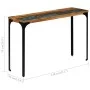 Solid recycled wood console table 120x35x76 cm by vidaXL, Side tables - Ref: Foro24-247323, Price: 125,54 €, Discount: %