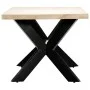 Mesa de comedor blanca 180x90x75 cm madera maciza de mango de vidaXL, Mesas de cocina y de comedor - Ref: Foro24-247431, Prec...