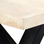 Weißer Esstisch 180x90x75 cm massives Mangoholz von vidaXL, Küchen- und Esstische - Ref: Foro24-247431, Preis: 344,12 €, Raba...