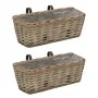 Balcony planter with PE lining 40 cm 2 units by vidaXL, Pots and planters - Ref: Foro24-246828, Price: 26,43 €, Discount: %