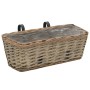 Balkon-Pflanzkübel mit PE-Futter 40 cm 2 Stück von vidaXL, Töpfe und Pflanzgefäße - Ref: Foro24-246828, Preis: 33,13 €, Rabat...