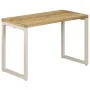 Solid mango wood and steel dining table 115x55x76 cm by vidaXL, Kitchen and dining tables - Ref: Foro24-247333, Price: 216,01...
