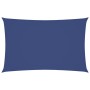 Toldo de vela rectangular tela Oxford azul 5x8 m
