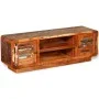 Mueble de TV madera maciza reciclada 120x30x40 cm de vidaXL, Muebles TV - Ref: Foro24-244018, Precio: 252,78 €, Descuento: %