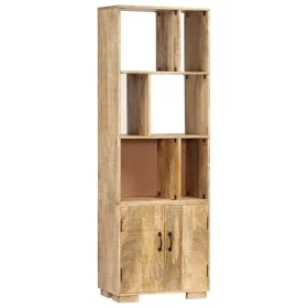 Solid mango wood shelf 60x35x180 cm by vidaXL, Bookcases and shelves - Ref: Foro24-247481, Price: 322,11 €, Discount: %