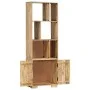Solid mango wood shelf 60x35x180 cm by vidaXL, Bookcases and shelves - Ref: Foro24-247481, Price: 322,11 €, Discount: %