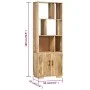 Solid mango wood shelf 60x35x180 cm by vidaXL, Bookcases and shelves - Ref: Foro24-247481, Price: 322,11 €, Discount: %