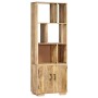 Solid mango wood shelf 60x35x180 cm by vidaXL, Bookcases and shelves - Ref: Foro24-247481, Price: 344,52 €, Discount: %