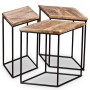 Solid mango wood coffee table 56x48x40 cm by vidaXL, Coffee table - Ref: Foro24-243976, Price: 76,39 €, Discount: %
