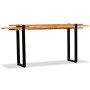 Adjustable solid reclaimed wood console table by vidaXL, Side tables - Ref: Foro24-244594, Price: 152,11 €, Discount: %