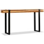Adjustable solid reclaimed wood console table by vidaXL, Side tables - Ref: Foro24-244594, Price: 152,11 €, Discount: %