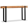 Adjustable solid reclaimed wood console table by vidaXL, Side tables - Ref: Foro24-244594, Price: 152,11 €, Discount: %
