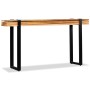Adjustable solid reclaimed wood console table by vidaXL, Side tables - Ref: Foro24-244594, Price: 152,11 €, Discount: %
