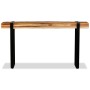 Adjustable solid reclaimed wood console table by vidaXL, Side tables - Ref: Foro24-244594, Price: 152,11 €, Discount: %