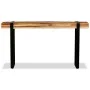 Adjustable solid reclaimed wood console table by vidaXL, Side tables - Ref: Foro24-244594, Price: 150,55 €, Discount: %