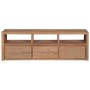 TV-Schrank aus massivem Teakholz mit natürlichem Finish, 120 x 30 x 40 cm von vidaXL, TV-Möbel - Ref: Foro24-246950, Preis: 2...