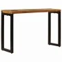 Solid recycled wood and steel console table 120x35x76 cm by vidaXL, Side tables - Ref: Foro24-247335, Price: 165,58 €, Discou...