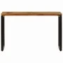 Solid recycled wood and steel console table 120x35x76 cm by vidaXL, Side tables - Ref: Foro24-247335, Price: 165,58 €, Discou...
