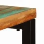 Solid recycled wood and steel console table 120x35x76 cm by vidaXL, Side tables - Ref: Foro24-247335, Price: 165,58 €, Discou...
