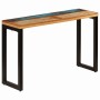 Konsolentisch aus massivem recyceltem Holz und Stahl 120x35x76 cm von vidaXL, Seitentische - Ref: Foro24-247335, Preis: 168,9...