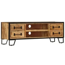 TV-Schrank mit Schubladen aus massivem Mangoholz 120x30x40 cm von vidaXL, TV-Möbel - Ref: Foro24-247343, Preis: 262,38 €, Rab...